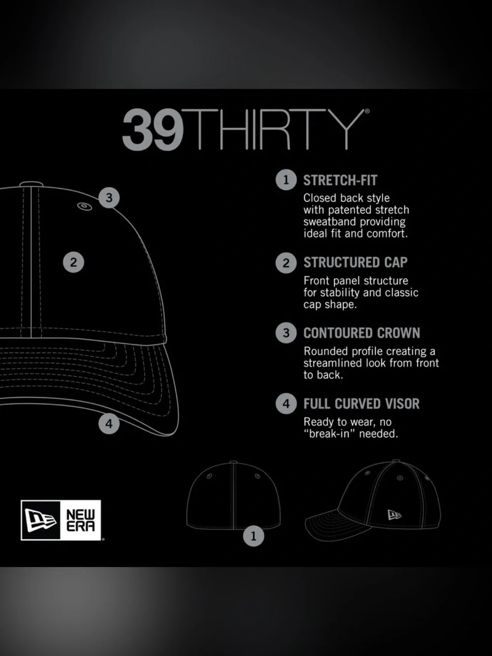 Cincinnati Bengals New Era 2024 Sideline Historic 39THIRTY Flex Hat -Stone/Black